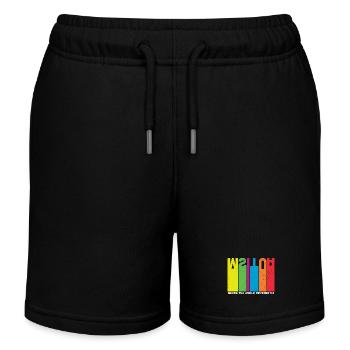 Autismus die Welt anders sehen - Kinder Organic Joggingshorts Mini Bolter von Stanley/Stella - Schwarz - Vorne