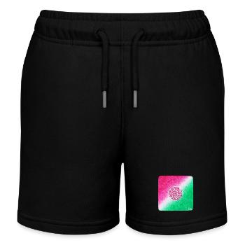 Herz-Chakra-Heilung - Sonja Ariel von Staden - Kinder Organic Joggingshorts Mini Bolter von Stanley/Stella - Schwarz - Vorne
