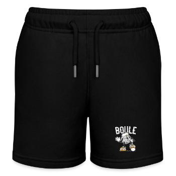 Tenue de pétanque boule pour boule bouler - Short de jogging enfant bio Stanley/Stella - noir - Devant