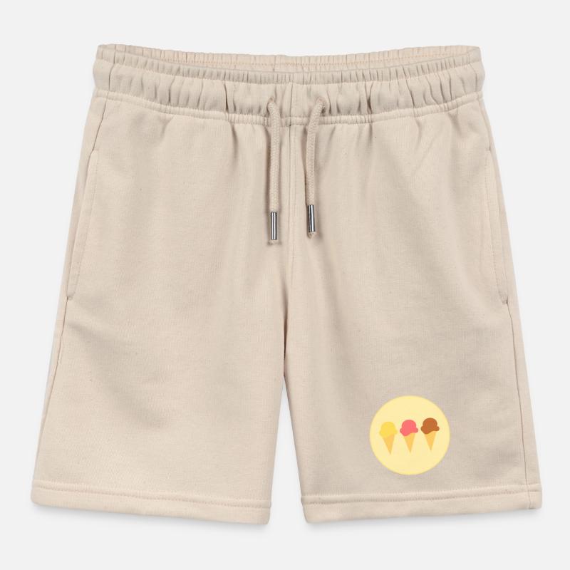Eis Eiscreme Erdbeereis Vanilleeis Schokoeis Kinder Organic Joggingshorts Mini Bolter von Stanley/Stella