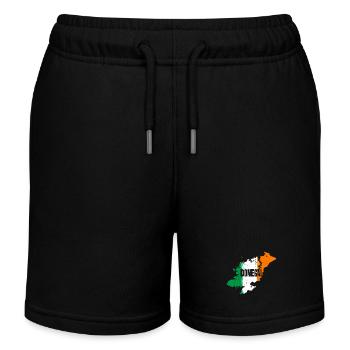 | du comté de Donegal Irlande Contour de la carte du drapeau - Short de jogging enfant bio Stanley/Stella - noir - Devant