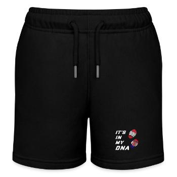 It's in my DNA Croatia and Austria - Kids Organic Sweat Shorts by Stanley/Stella - black - Front