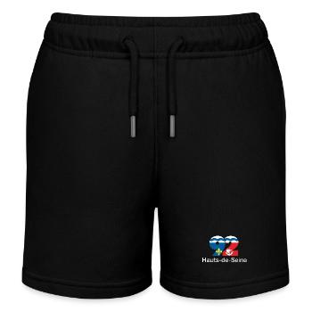 Hauts de seine - Kinder Organic Joggingshorts Mini Bolter von Stanley/Stella - Schwarz - Vorne