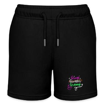Großmutter Oma Spruch Superoma Rentnerin Alte Frau - Kinder Organic Joggingshorts Mini Bolter von Stanley/Stella - Schwarz - Vorne