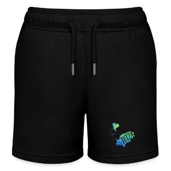 Ibiza - Short de jogging enfant bio Stanley/Stella - noir - Devant