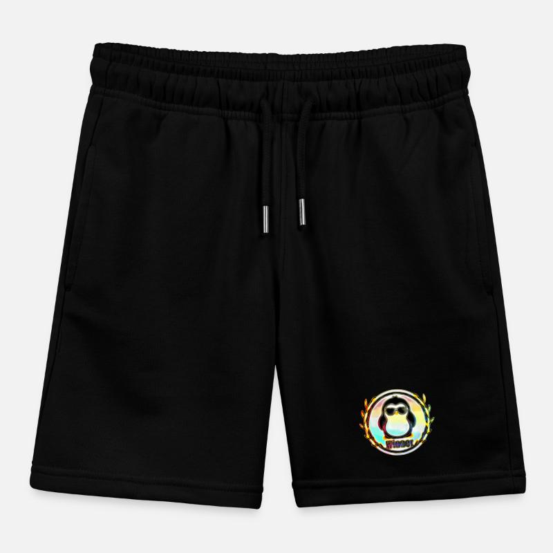Sieger Pinguin Abzeichen Kinder Organic Joggingshorts Mini Bolter von Stanley/Stella