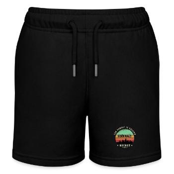 Höchst Odenwald Design - Kinder Organic Joggingshorts Mini Bolter von Stanley/Stella - Schwarz - Vorne