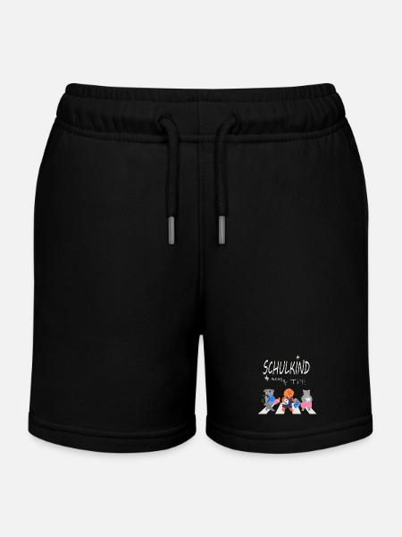 Back to school - Kids Organic Sweat Shorts by Stanley/Stella - black
