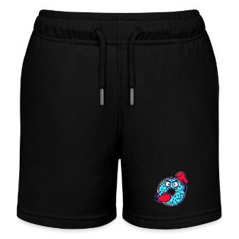 Donut Lecker Süßigkeiten Backen Naschen Kalorien - Kinder Organic Joggingshorts Mini Bolter von Stanley/Stella - Schwarz - Vorne