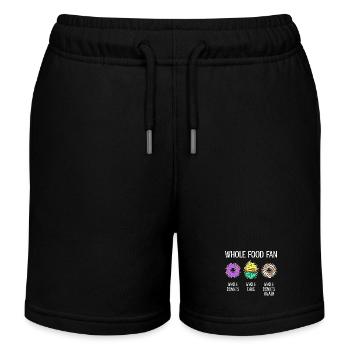 Donut Statement Candy Cake Cupcake - Short de jogging enfant bio Stanley/Stella - noir - Devant