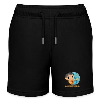Sternzeichen Schütze - Kinder Organic Joggingshorts Mini Bolter von Stanley/Stella - Schwarz - Vorne