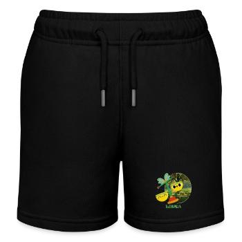 Kawaii Waage Sternzeichen Illustration - Kinder Organic Joggingshorts Mini Bolter von Stanley/Stella - Schwarz - Vorne