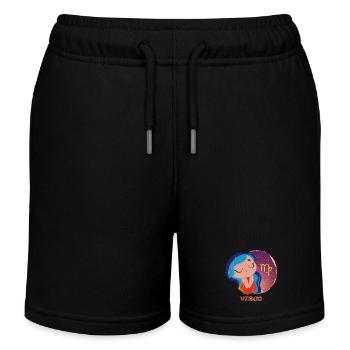 Signe du zodiaque Vierge - Short de jogging enfant bio Stanley/Stella - noir - Devant