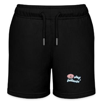 Snacking Donut Sweets Statement Dessert - Short de jogging enfant bio Stanley/Stella - noir - Devant
