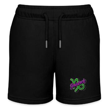 Steinbock Sternbild Horoskop Galaxie Tierkreis - Kinder Organic Joggingshorts Mini Bolter von Stanley/Stella - Schwarz - Vorne