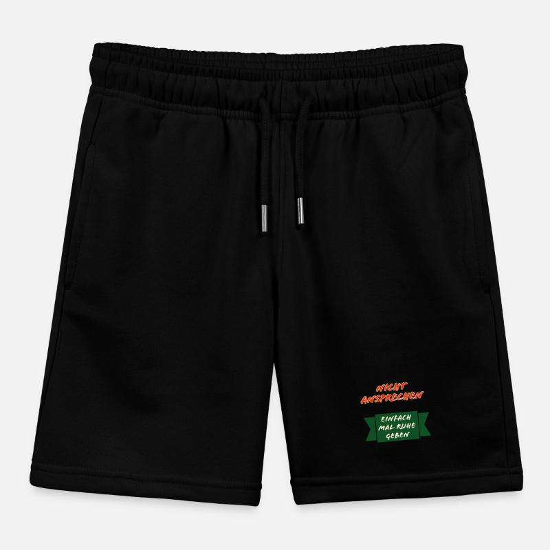 Nicht Ansprechen Ruhe Schild Kinder Organic Joggingshorts Mini Bolter von Stanley/Stella