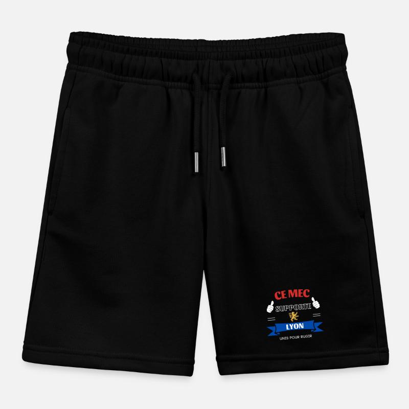 Ce mec supporte Lyon Short de jogging enfant bio Stanley/Stella