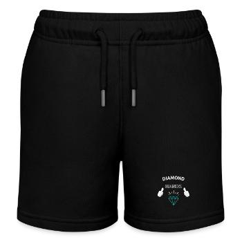 Diamond Hands Krypto - Kinder Organic Joggingshorts Mini Bolter von Stanley/Stella - Schwarz - Vorne