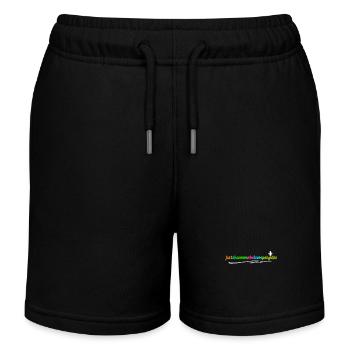 Déclaration du manchot d’Antarctique Oiseau animal Oiseau de mer - Short de jogging enfant bio Stanley/Stella - noir - Devant