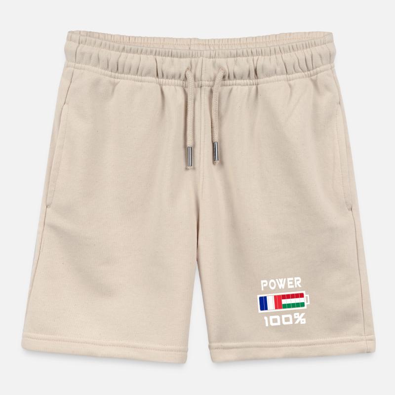 Ungarn und Frankreich Power 100% Kinder Organic Joggingshorts Mini Bolter von Stanley/Stella