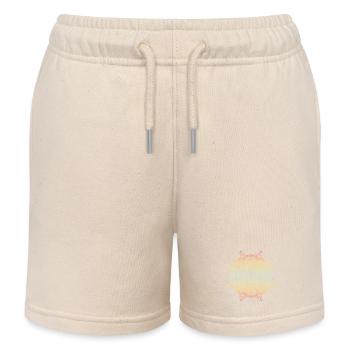 Mandala - Kinder Organic Joggingshorts Mini Bolter von Stanley/Stella - Natur - Vorne
