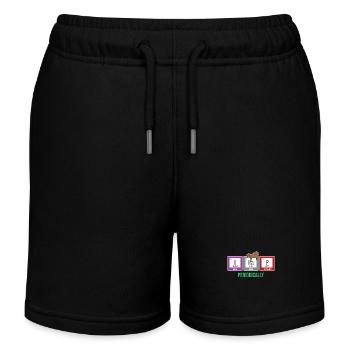 Sleeping Sloth Animal Statement Mammal - Kids Organic Sweat Shorts by Stanley/Stella - black - Front