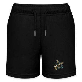 Old school - Short de jogging enfant bio Stanley/Stella - noir - Devant