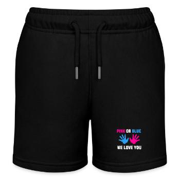 Parents Grossesse Grossesse Déclaration Maman - Short de jogging enfant bio Stanley/Stella - noir - Devant