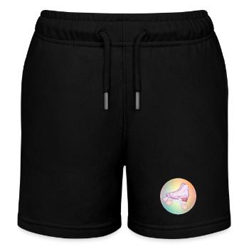 Disco Rollschuhlaufen - Kinder Organic Joggingshorts Mini Bolter von Stanley/Stella - Schwarz - Vorne
