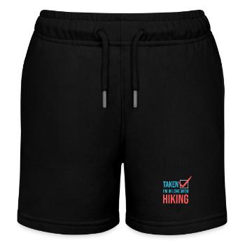 Mountains Statement Hiker Hiking - Kids Organic Sweat Shorts by Stanley/Stella - black - Front