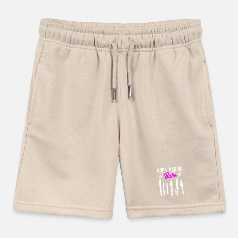 Knife Making Babe Messer Design Kinder Organic Joggingshorts Mini Bolter von Stanley/Stella