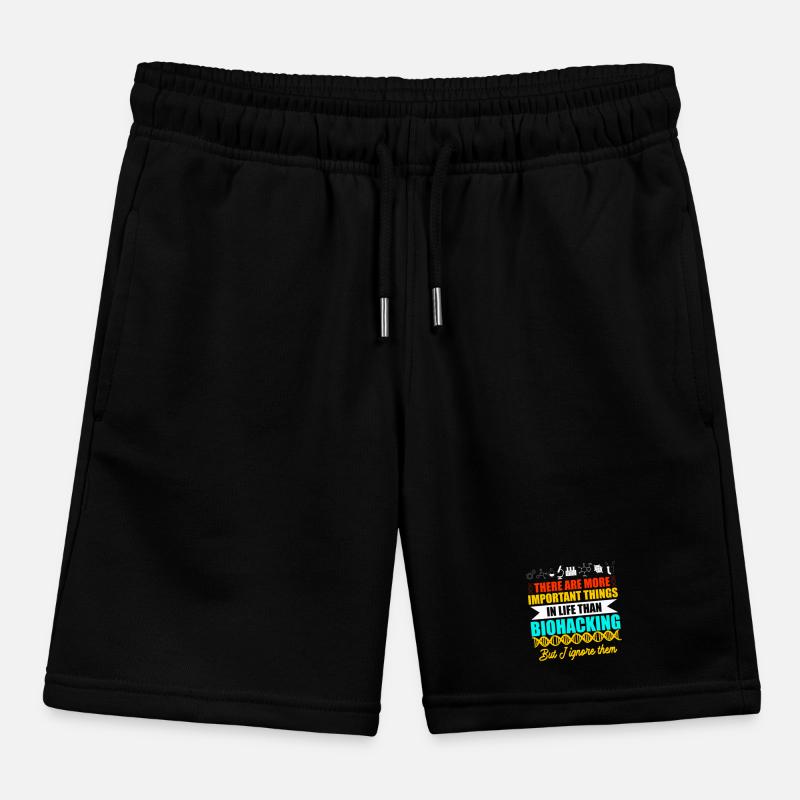 Biohacker Design Kids Organic Sweat Shorts by Stanley/Stella
