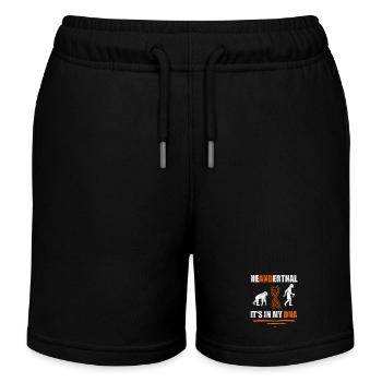 Neanderthal It's in my DNA anthropologist - Kids Organic Sweat Shorts by Stanley/Stella - black - Front