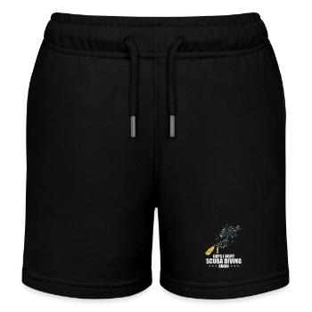 Scuba Diving Tauchgang Design - Kinder Organic Joggingshorts Mini Bolter von Stanley/Stella - Schwarz - Vorne