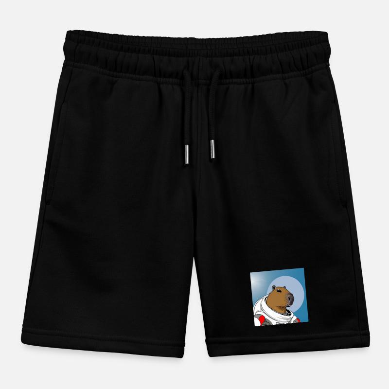 Capy-Astronaut Kinder Organic Joggingshorts Mini Bolter von Stanley/Stella