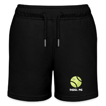 Sportart Padel Spieler Bälle Statement Padelspiel - Kinder Organic Joggingshorts Mini Bolter von Stanley/Stella - Schwarz - Vorne