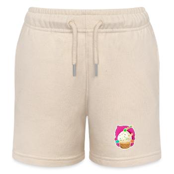Eis, Eiscreme - Kids Organic Sweat Shorts by Stanley/Stella - soft Ecru - Front