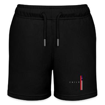 Drapeau du Chili, fierté chilienne - Short de jogging enfant bio Stanley/Stella - noir - Devant
