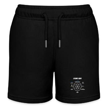 Fleur de vie | Lois hermétiques | Karma - Short de jogging enfant bio Stanley/Stella - noir - Devant