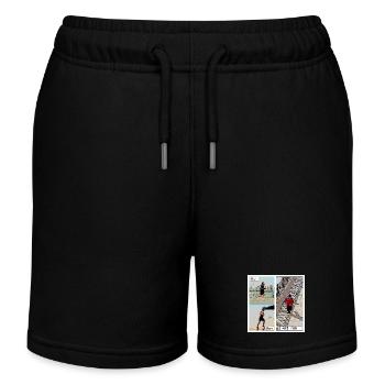 Die Freude am Laufen - Kinder Organic Joggingshorts Mini Bolter von Stanley/Stella - Schwarz - Vorne