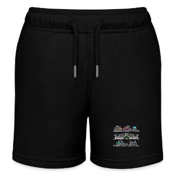 Traktor Landwirtschaft Kraftfahrzeug Landwirt Feld - Kinder Organic Joggingshorts Mini Bolter von Stanley/Stella - Schwarz - Vorne