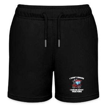 Biofarmer Vehicle Motor Vehicle Tractor Statement - Kids Organic Sweat Shorts by Stanley/Stella - black - Front