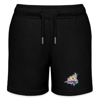 Lotus - Short de jogging enfant bio Stanley/Stella - noir - Devant