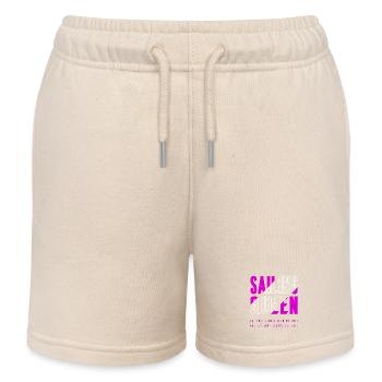 Reine de la voile - Short de jogging enfant bio Stanley/Stella - écru doux - Devant
