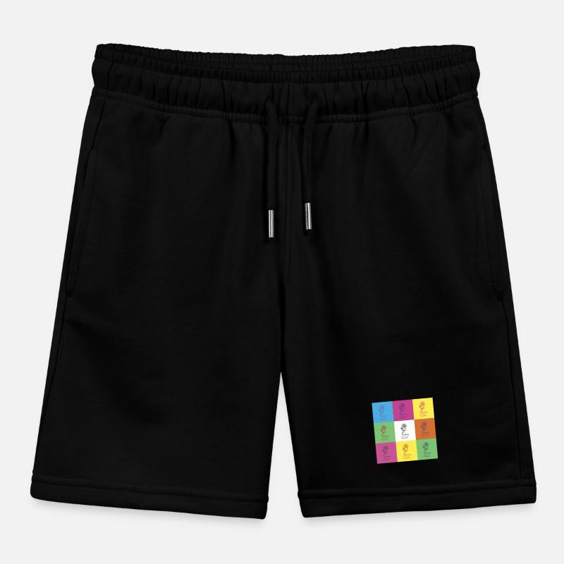 Mikrofon Design Kinder Organic Joggingshorts Mini Bolter von Stanley/Stella