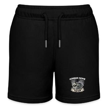 Movies Filme Kino Nacht Statement Filmabend Dvd - Kinder Organic Joggingshorts Mini Bolter von Stanley/Stella - Schwarz - Vorne