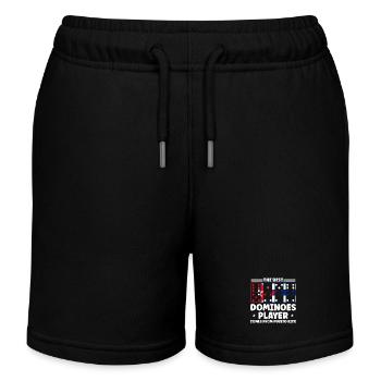 Domino Design - Kinder Organic Joggingshorts Mini Bolter von Stanley/Stella - Schwarz - Vorne
