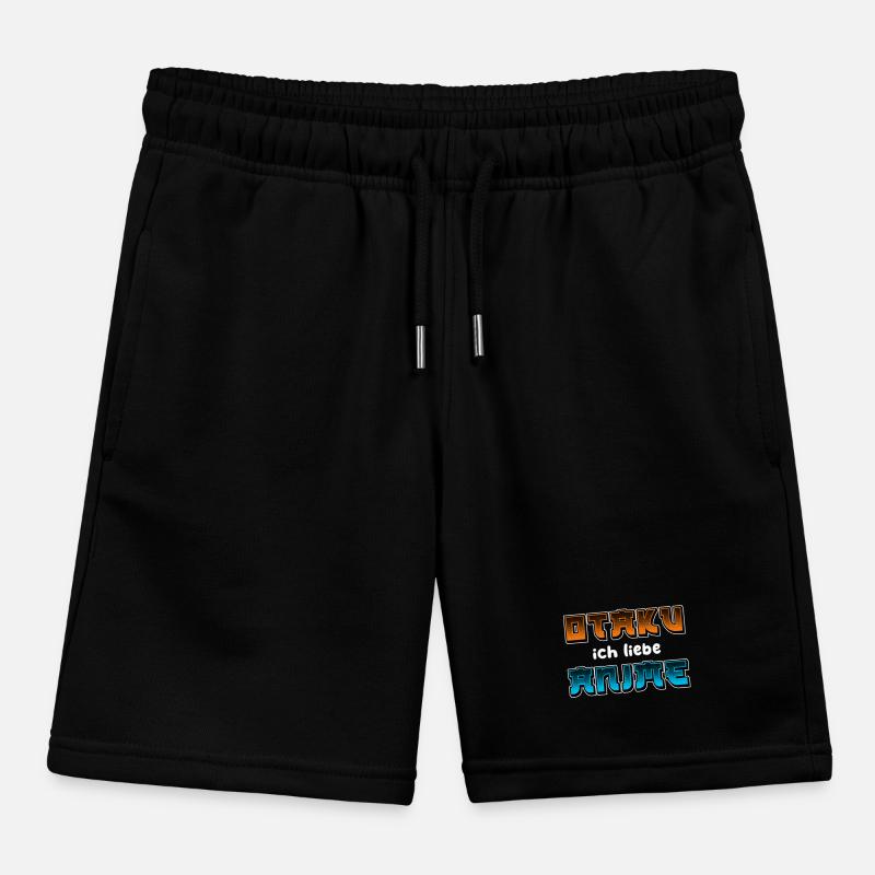Manga Statement Anime Comic Otaku Japanese Kids Organic Sweat Shorts by Stanley/Stella