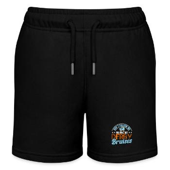 Rollschuh Design - Kinder Organic Joggingshorts Mini Bolter von Stanley/Stella - Schwarz - Vorne