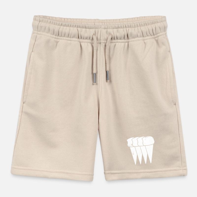 Cornets de crème glacée Short de jogging enfant bio Stanley/Stella